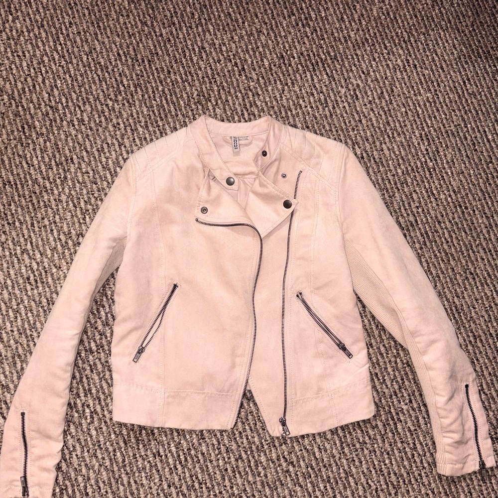 Divided Light Pink suade jacket